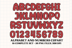 4th July Alphabet png clipart, independence letters doodle Product Image 2