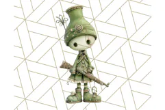 Possessed Toys Clipart PNG Haunted Doll Characters Product Image 5