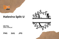 Halovira Split Monogram Product Image 1
