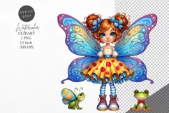 Whimsical clipart, Fairy clipart, Whimsical fairy Product Image 1