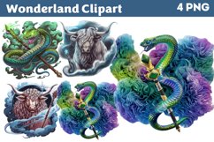Wonderland Clipart PNG Product Image 1