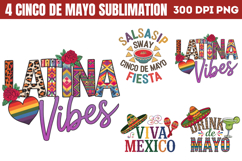 Cinco De Mayo Sublimation PNG Product Image 1