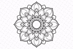 Floral Mandala Coloring Pages for Kids | Fun &amp; Kid-Friendly Product Image 1