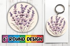 Bright Circle Design Coaster Artwork , Beauty Flower Product Image 1