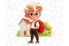 School Teacher Clipart, Boy Teacher PNG, Cute Classroom Art Product Image 16