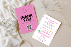 Cute Small Business Thank You Card - Printable &amp; Editable Product Image 2
