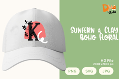 Sunfern &amp; Clay Boho Floral Monogram Product Image 1
