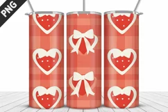Lovely Hearts Tumbler Design | Valentine's Day Tumbler Wrap Product Image 5