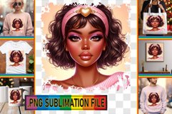Whimsical TOTE BAG Designs PNG, Love Girl Product Image 1