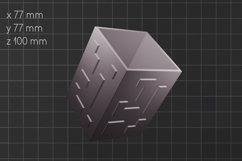 Desk organizer STL file, 3D printed creative pen holder Product Image 3