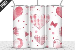 Lovely Hearts Tumbler Design | Valentine&#039;s Day Tumbler Wrap Product Image 2
