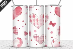Lovely Hearts Tumbler Design | Valentine's Day Tumbler Wrap Product Image 2
