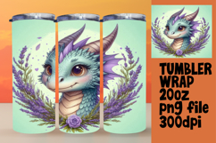 Vibrant Tumbler Design Download , Dragon Product Image 1