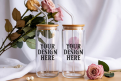 16oz Libbey Can Glass Mockup , libbey glass mockup, beer can Product Image 1