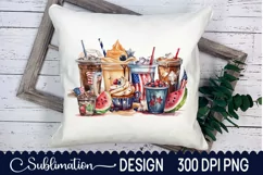 4th Of July Coffee Coffee Sublimation - 4th Of July PNG Product Image 2