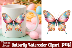 Butterfly Flowers Clipart Bundle Sublimation png Butterfly Product Image 10