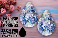 Radiant Floral Teardrop Charms Product Image 1