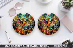 Mythical Car Coaster Sublimation| Mythical Coaster PNG Product Image 1