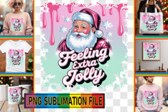 ENCHANTED TSHIRT Ideas PNG, Funny Santa Product Image 1