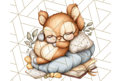Warm &amp; Fuzzy Mornings PNG Clipart, Cozy Animal Art Download Product Image 5