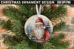 Christmas Ornament Sublimation PNG Design Product Image 1