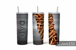 Fathers Day Tumbler Sublimation | 20 oz | Skinny Product Image 4