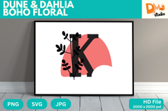 Dune &amp; Dahlia Boho Floral Monogram Product Image 1