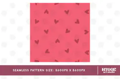 St Valentine's Day Hearts Cupid Love Seamless Pattern PNG Product Image 2