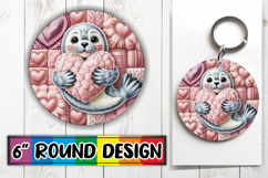 Joyful Moments Car Coaster, Valenines Animals Product Image 1