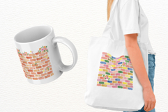 Summer Brick Wall Clipart Product Image 3