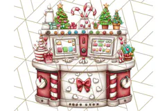 Christmas North Pole Village PNG Clipart, Cute Holiday Art Product Image 5