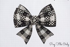 Black White Plaid Christmas PNG Product Image 1