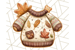 Fall Cookie Clipart PNG, Autumn Sweets Pumpkin Cookies Product Image 5
