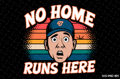 No Home Runs here SVG Design | Game Day Svg | Sports Svg Product Image 1