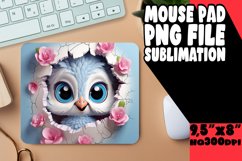 Cute 3D Hole Mouse Pad: Animal Adventure Product Image 1
