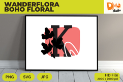 Wanderflora Boho Floral Monogram Product Image 1