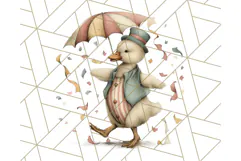 Vintage Carnival Animals Clipart PNG, Retro Circus Elements Product Image 5