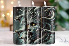 Medusa Tumbler Wrap | Sublimation Product Image 1