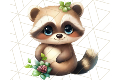 Whimsical Woodland Animals and Nature PNG, Forest Animals Product Image 5