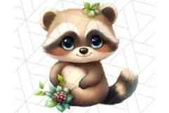 Whimsical Woodland Animals and Nature PNG, Forest Animals Product Image 5