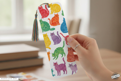 Whimsy Cats Bookmarks Png Bundle Product Image 9