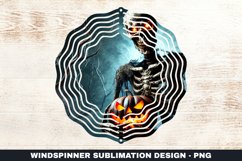 Halloween Wind Spinner Sublimation Design Product Image 1