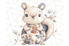 Blue Floral Stuffed Animal Clipart PNG, Cute Stuffed Animals Product Image 5