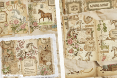 Ephemera Spring horses Junk Pages Product Image 7