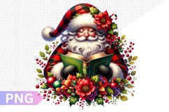 Christmas Santa Sublimation - Clipart PNG Design Product Image 1