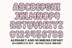 4th July Alphabet png clipart, independence letters doodle Product Image 2