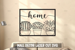 30 Modern Plant Wall Art SVG I Botanical Laser Cut Wall Art Product Image 21