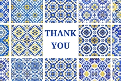 14 Vintage Portuguese Tiles Digital Paper Pack Azulejos Product Image 8