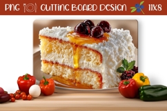 Cake Cutting Board Design, Food Cutting Board Sublimation Product Image 1