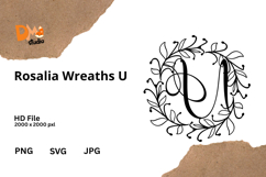 Rosalia Wreaths Monogram Product Image 1